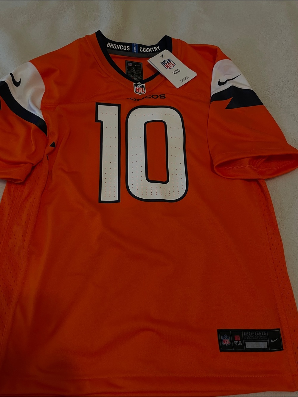 NWT Nike NFL Denver Broncos Bo Nix Youth Jersey Sz L